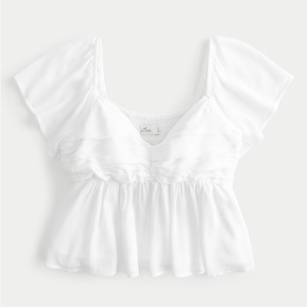 White Hollister Top (NWT)
